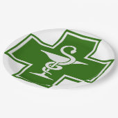 薬局パーティー/卒業 ペーパープレート (アングル)