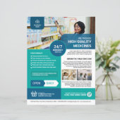 薬局フライヤーテンプレート (スタンド正面)