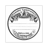 薬局フランスのヴィンテージラバーアートスタンプ ラバースタンプ (インプリント)