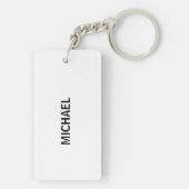 薬局ホワイトコート式おめでとうございます キーホルダー (裏面)