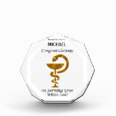 薬局ホワイトコート式おめでとうございます フォトブロック (正面)