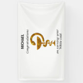 薬局ホワイトコート式おめでとうございます 横断幕 (縦)