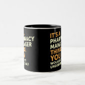 薬局マネージャー ツートーンマグカップ (中央)