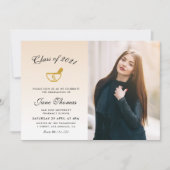 薬局モダン卒業記念パーティー 招待状 (正面)