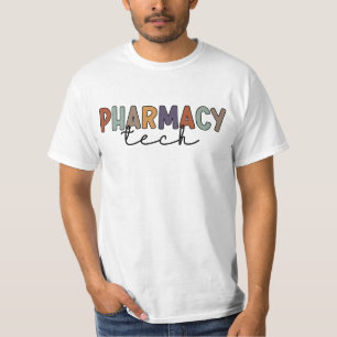 薬局レトロ技術者 Tシャツ