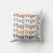 薬局レトロ薬剤師薬局学生ギフト クッション (裏面)