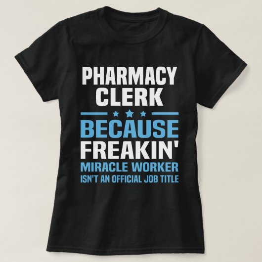 薬局係 Tシャツ (デザイン正面)