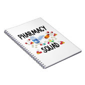 薬局分隊Tシャツ ノートブック (右側)