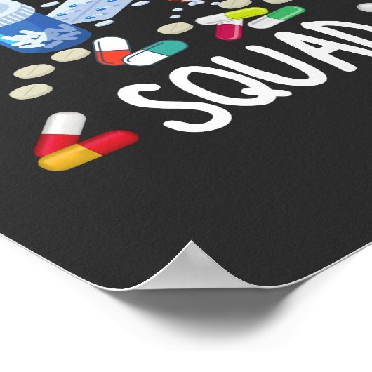 薬局分隊Tシャツ ポスター (角)