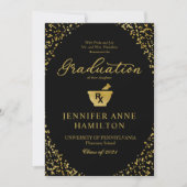 薬局卒業発表 招待状 (正面)