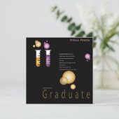 薬局卒業発表 招待状 (スタンド正面)