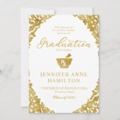 薬局卒業発表 招待状 (正面)