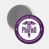 薬局卒業薬剤師PharmD医師 マグネット (正面/裏面)