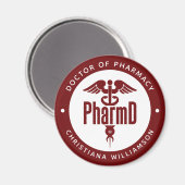 薬局卒業薬剤師PharmD医師 マグネット (正面/裏面)