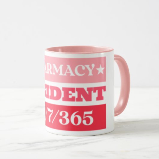薬局常駐者 マグカップ (正面右)