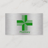 薬局所有者/取締役ロゴの名刺 名刺 (裏面)