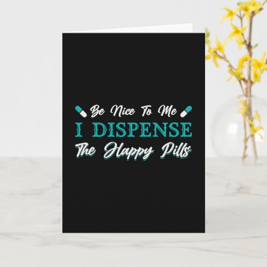 薬局技師幸福薬剤師 カード (黄色い花)