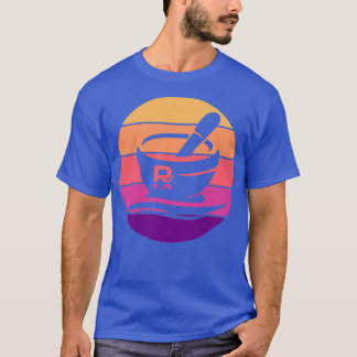 薬局技師薬剤師技術者のスタッド Tシャツ