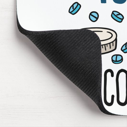 薬局技術が私に話さない私が数えている マウスパッド (コーナー)