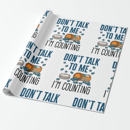薬局技術が私に話さない私が数えている ラッピングペーパー (アンロールド)