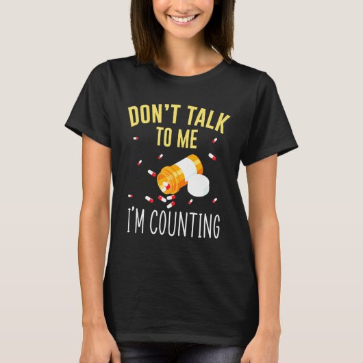 薬局技術を頼んで話さないでくれ Tシャツ (正面)