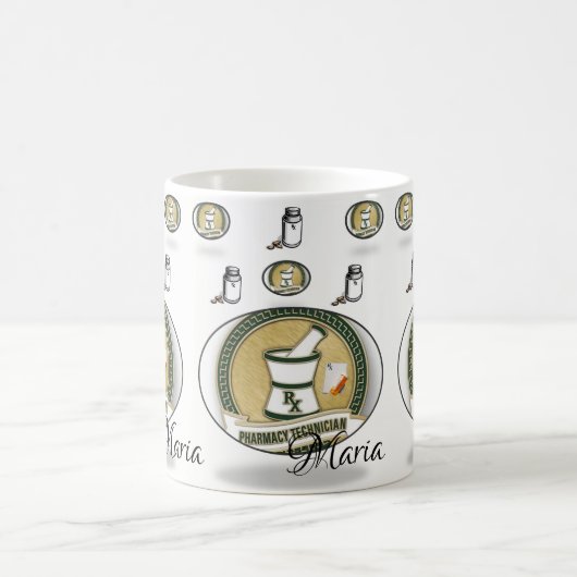 薬局技術マグ コーヒーマグカップ (中央)