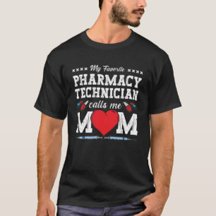 薬局技術者がMom Tech薬剤師に電話する Tシャツ