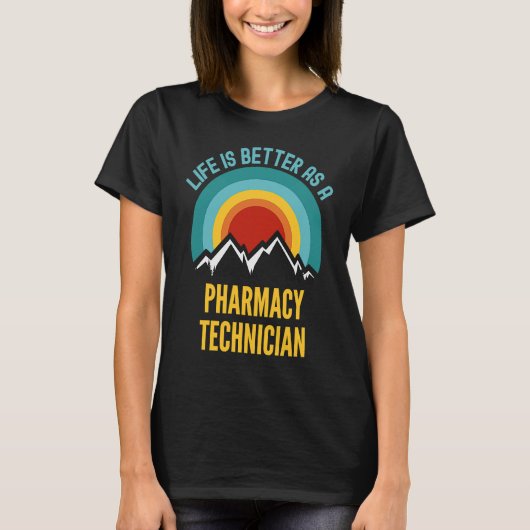 薬局技術者として Tシャツ (正面)