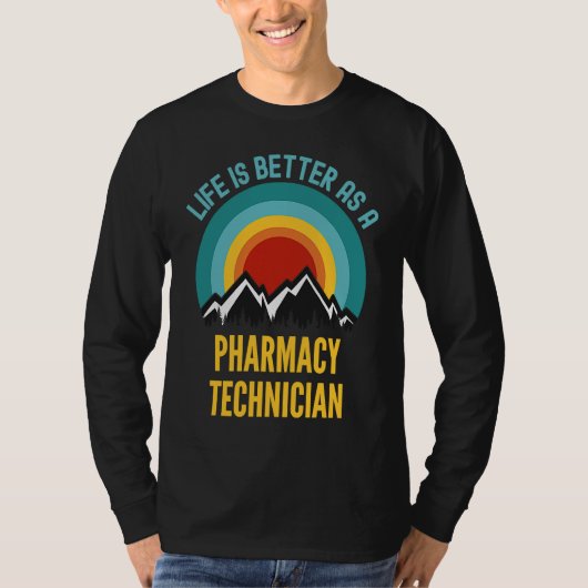 薬局技術者として Tシャツ (正面)