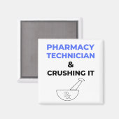 薬局技術者と粉砕It 2 マグネット (正面/裏面)