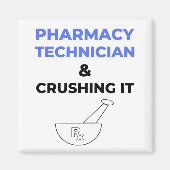 薬局技術者と粉砕It 2 マグネット (正面)