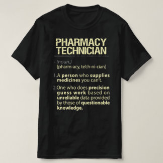 薬局技術者のア実在メリカ定義 Tシャツ