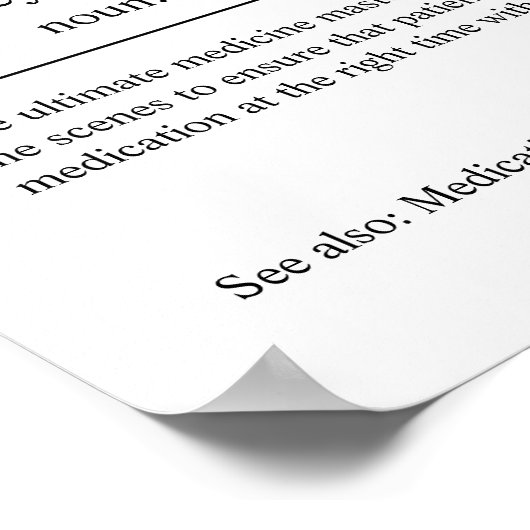 薬局技術者のパーソナライズされた贈り物 ポスター (角)