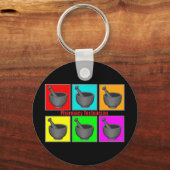 薬局技術者のポパートギフト キーホルダー (正面)