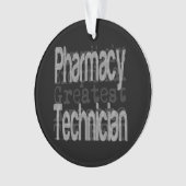薬局技術者の並外 オーナメント (正面)