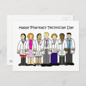 薬局技術者の日 – 10月 ポストカード (正面/裏面)