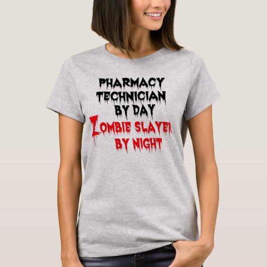 薬局技術者ゾンビレイヤー Tシャツ (正面)