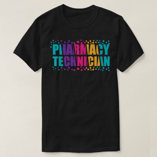 薬局技術者プライド認定Pharma Tech Pr Tシャツ (デザイン正面)