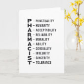 薬局技術者技術薬剤師医療 カード (黄色い花)