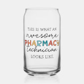 薬局技術者素晴らし薬局技術おもしろい ガラス缶 (正面)