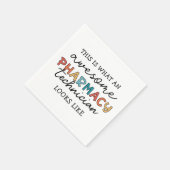 薬局技術者素晴らし薬局技術おもしろい スタンダードカクテルナプキン (角)