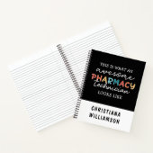 薬局技術者素晴らし薬局技術おもしろい ノートブック (内部)