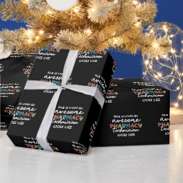 薬局技術者素晴らし薬局技術おもしろい ラッピングペーパー