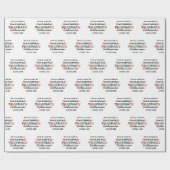 薬局技術者素晴らし薬局技術おもしろい ラッピングペーパー (フラット)