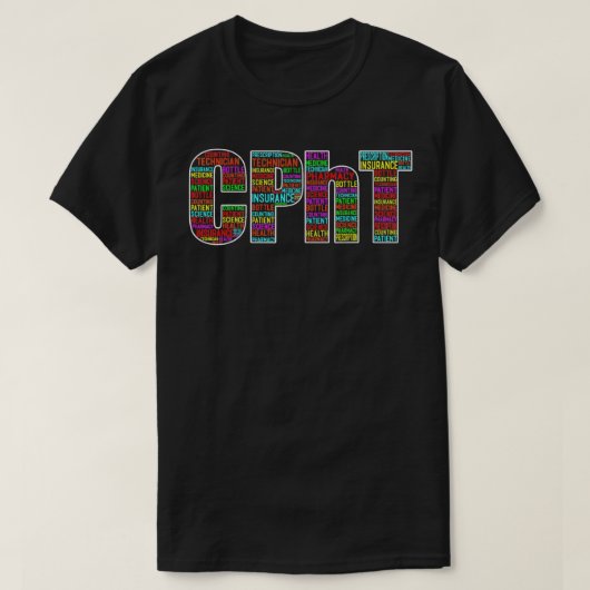 薬局技術者薬剤師学生Cpht P Tシャツ (デザイン正面)