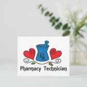 薬局技術者 ポストカード (スタンド正面)