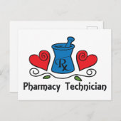 薬局技術者 ポストカード (正面/裏面)