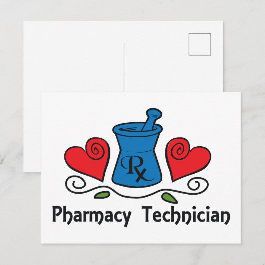 薬局技術者 ポストカード (正面/裏面)
