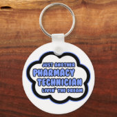 薬局技術者…夢を見る キーホルダー (正面)