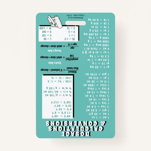 薬局技術者 – 計算/ルール(S2) バッジ (正面)